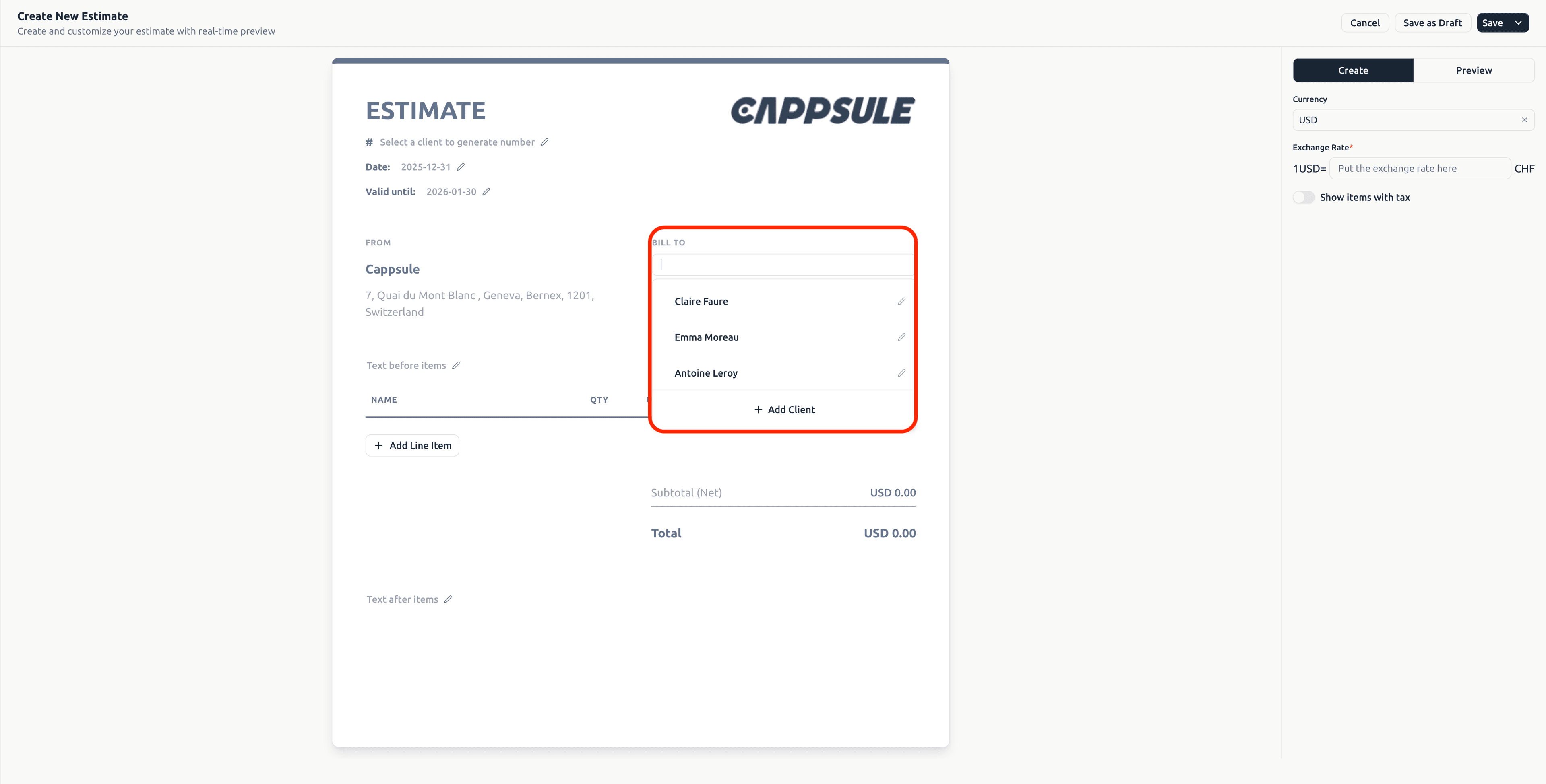 inline-estimate