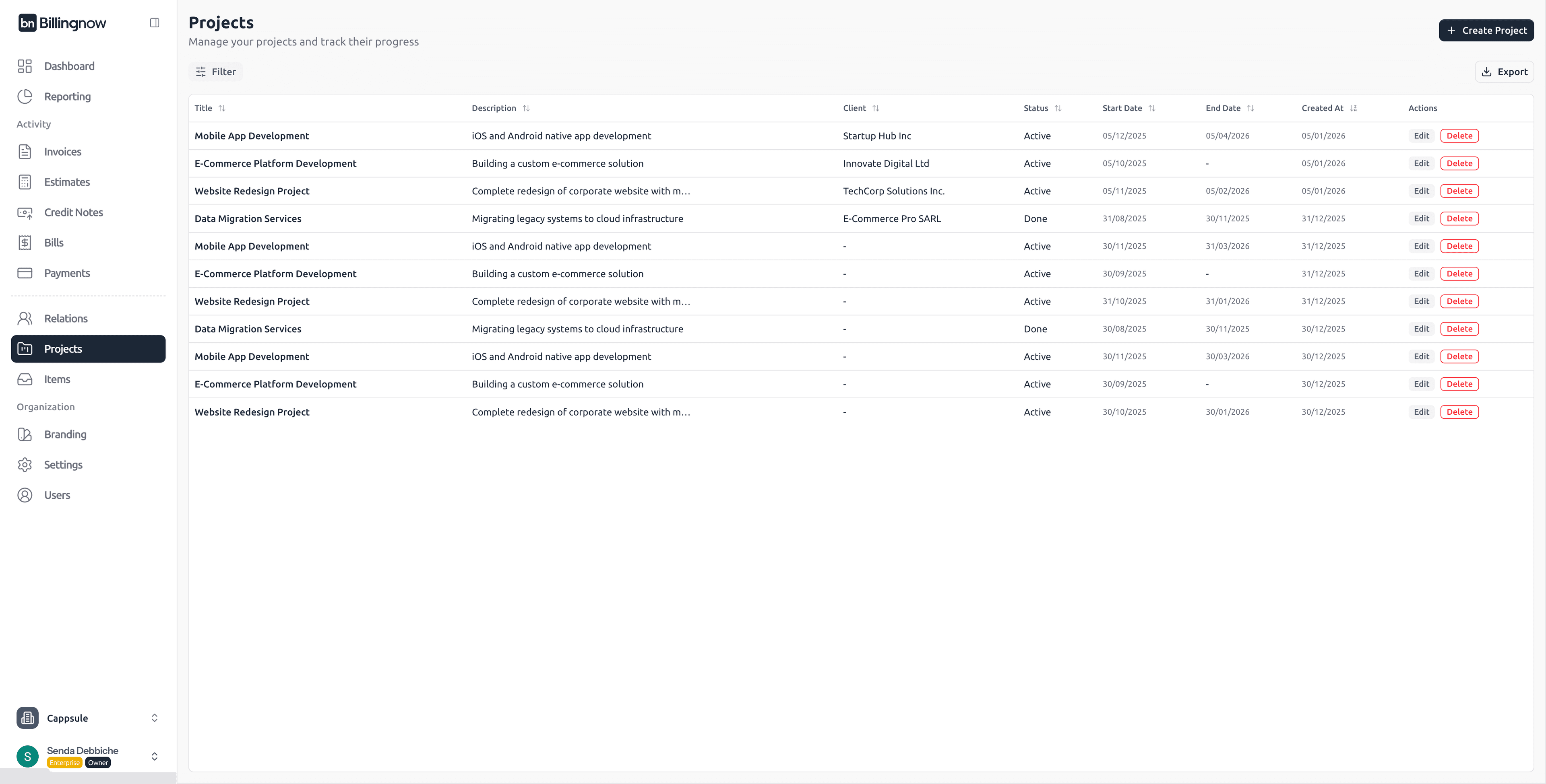 projects-list